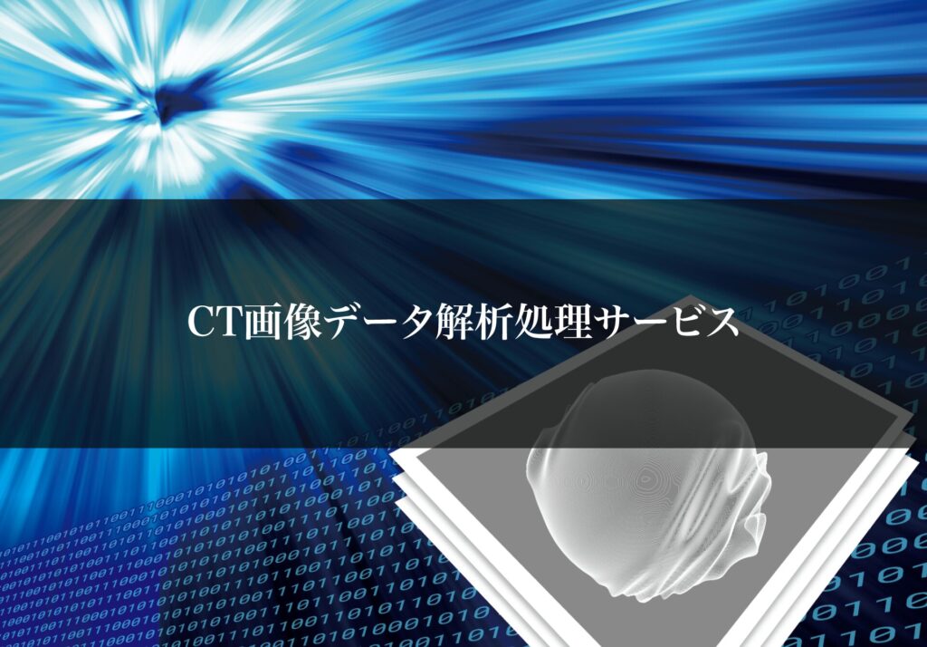 CT画像データ解析処理サービス